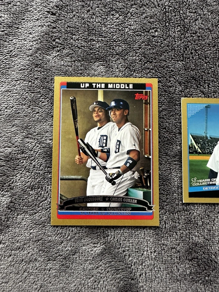 2006 Topps - Oro #658 Iván Rodríguez, Carlos Guillén /2006 Foto 2 de 4