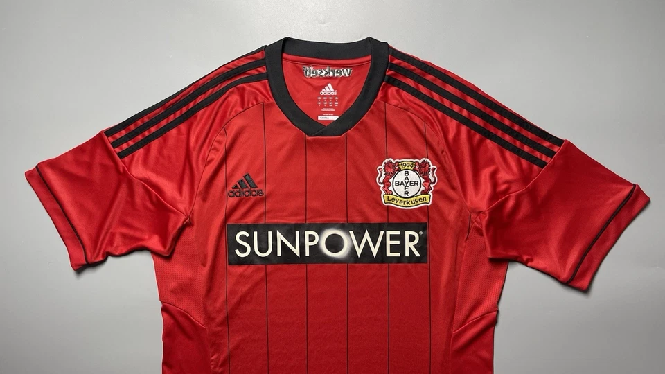 BAYER LEVERKUSEN ADIDAS 2012/2014 SOCCER AWAY JERSEY #7 SON SIZE “L” Z63778 - Image 3 of 4