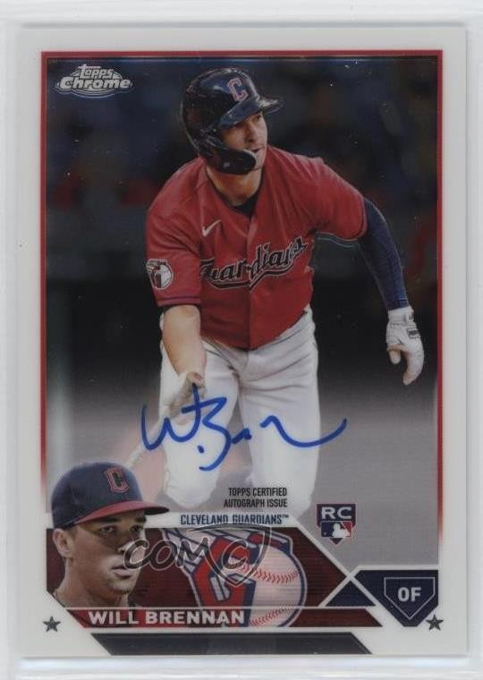2023 Topps Chrome Rookie Auto Will Brennan #RA-WBR Auto RC