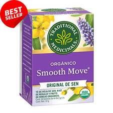 Organic Smooth Move Tea Senna Constipation Relief 16 Bags 2 Pack