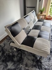 Modern Checkerboard Sofa Bed - Excellent Condition - Slightly Used