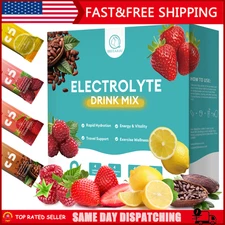 Hydration Mix Sport Drink Powder Sugar Free Essential Electrolyte 16 sticks