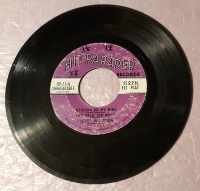 Various Artists Georgia On My Mind/You Talk Too Much/Poetry In 7'' Vinyl 45rpm