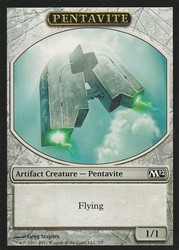 Pentavite Token #7 Magic 2012 (M12) MTG
