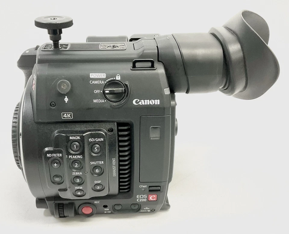 Canon EOS C200B Cinema Camera - LCD Monitor, Handle & Grip - Read Description - Image 3 of 4