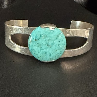 DTR Jay King Sterling Silver & Turquoise Cuff Bracelet 6.5  27 grams