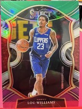 2020-21 Panini Select - Concourse Louis Williams #3 Green White Purple Prizm