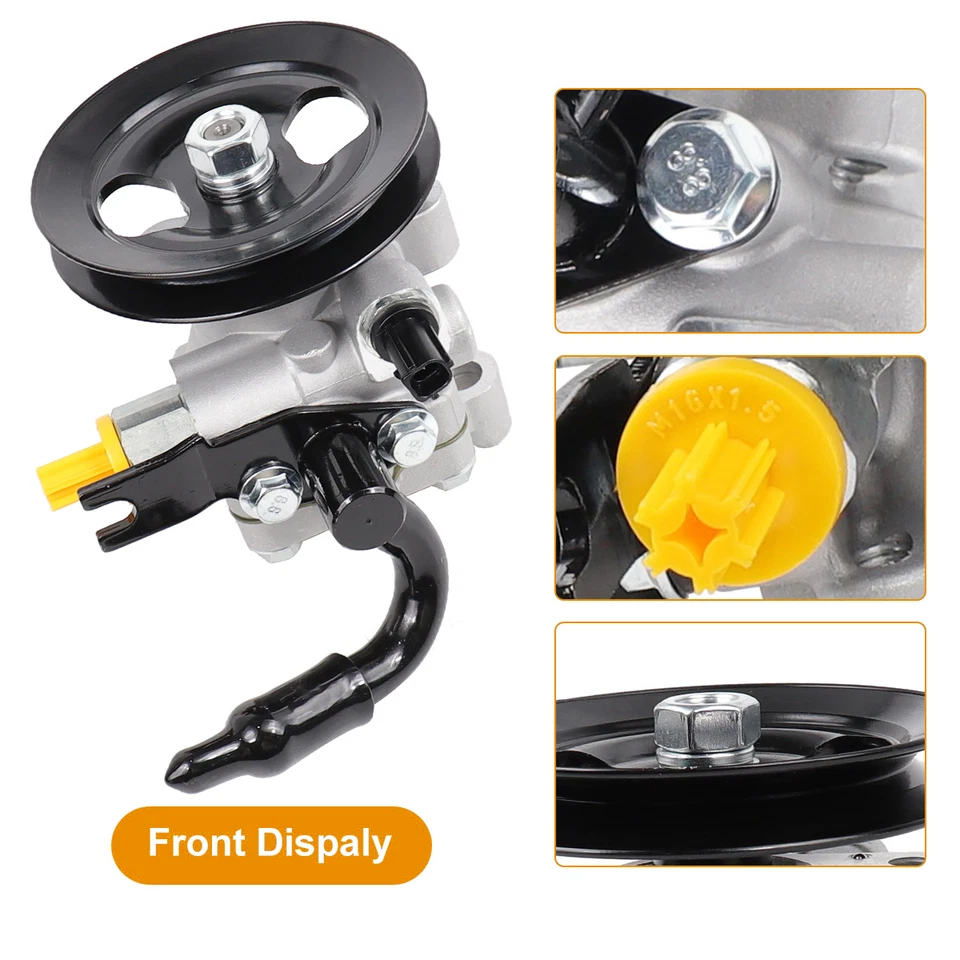 Power Steering Pump Pulley for 2006-2009 Hyundai Accent Kia Rio5 Dodge Attitude Foto 2 de 4