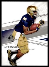2014 SP Authentic George Atkinson III Rookie Notre Dame Fighting Irish #94
