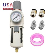 3/8" NPT Air Filter Pressure Regulator Water Separator for Air Compressor Line