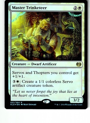 Master Trinketeer 21 Rare Kaladesh Magic: The Gathering Foil Lightly Played