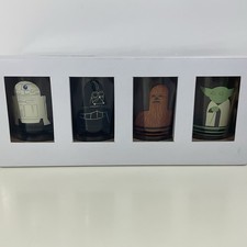 Star Wars Set Of 4 Drinking Tumblers / Drinking Glasses , 16 Oz , New In Box Nib