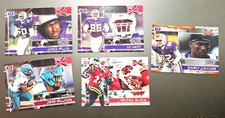 2001 TOPPS XFL-5 CARD LOT 🏈 FOOTBALL CARD-BOLTS-RAGE-WILLIS-BLACK-JACKSON-BLACK