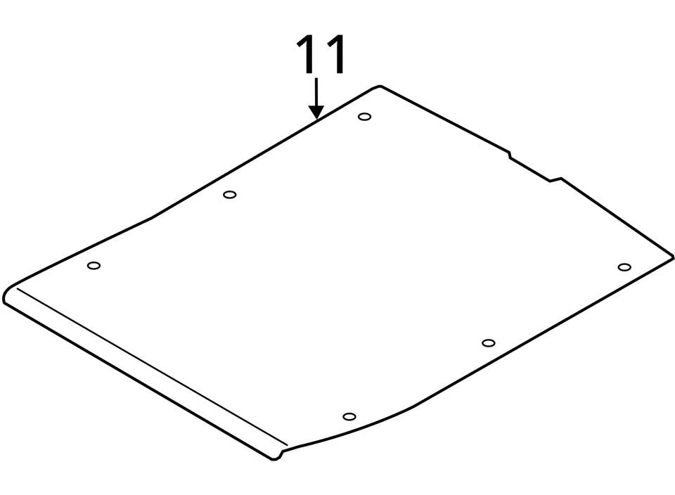 M2 F22 F87 2012-2021 maletero trasero carga alfombra cubierta OEM 40 k Foto 4 de 4