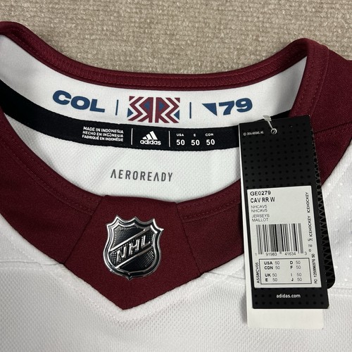 Camiseta deportiva de hockey Adidas Colorado Avalanche Philipp Grubauer NHL talla 50 retro inversa - Imagen 4 de 7