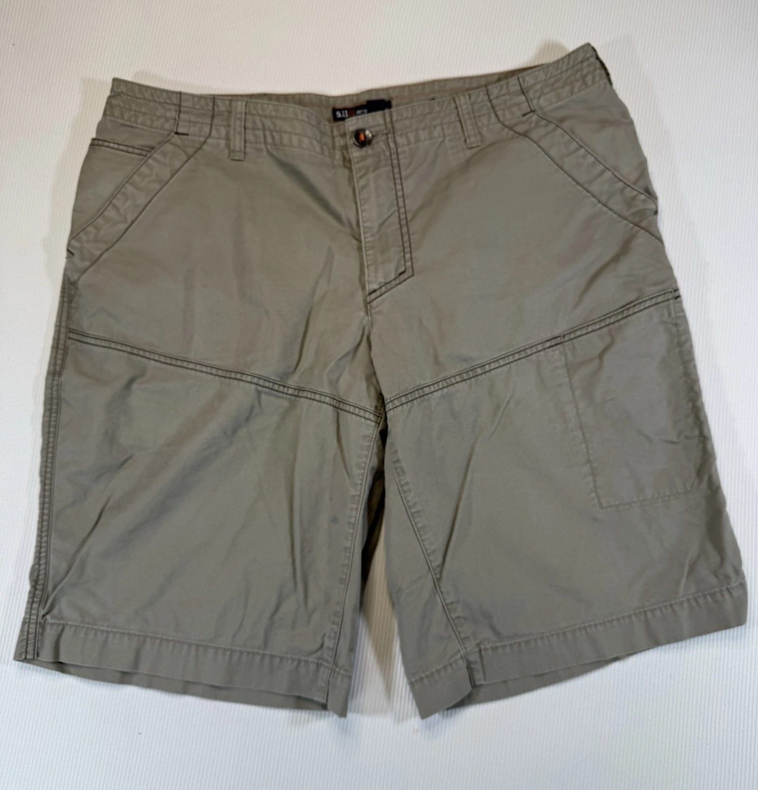 5.11 Tactical Shorts Mens 36 Khaki Utility Hiking Work Outdoor