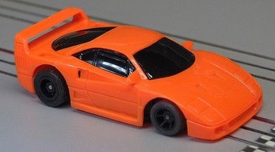 HCS AMG Super 7 - 6 Ohm Pro-10 Road Race w/ Tyco Ferrari F-40 Orange