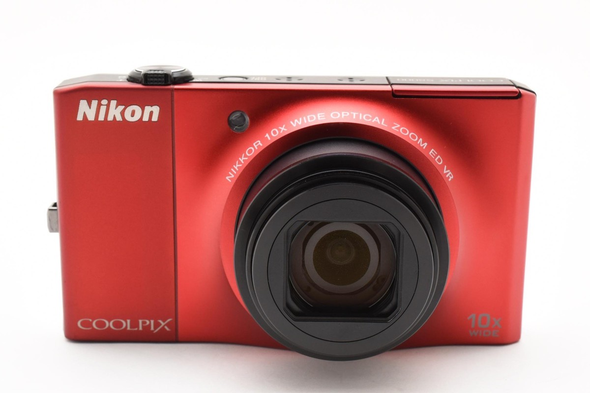 Nikon COOLPIX S8000 Compact Digital Camera Red Direct from