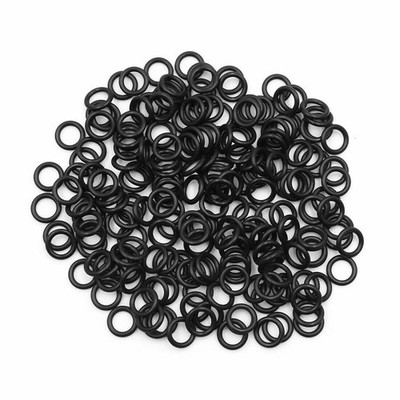 Black   O-Ring Seal Gasket Washer 7.1 x 1.8mm 200pcs KD #vn