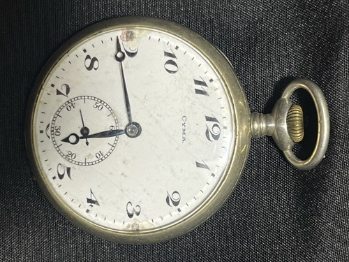 Vintage/ Antique CYMA Analog Men’s Pocket Watch Wound Tight Sold For Parts As Is - Picture 5 of 10