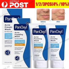 Acne Foaming Wash for Face & Body 4% 10% Benzoyl Peroxide Acne Foaming Cleanser