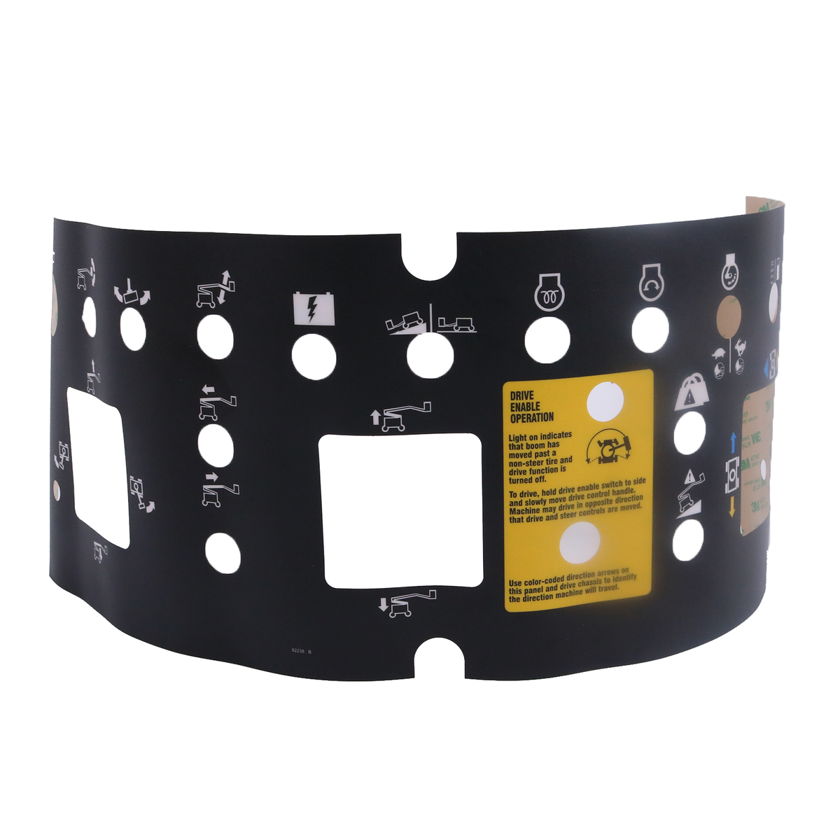 Platform Control Panel Decal 82456 82456GT For Genie S-60 S-65