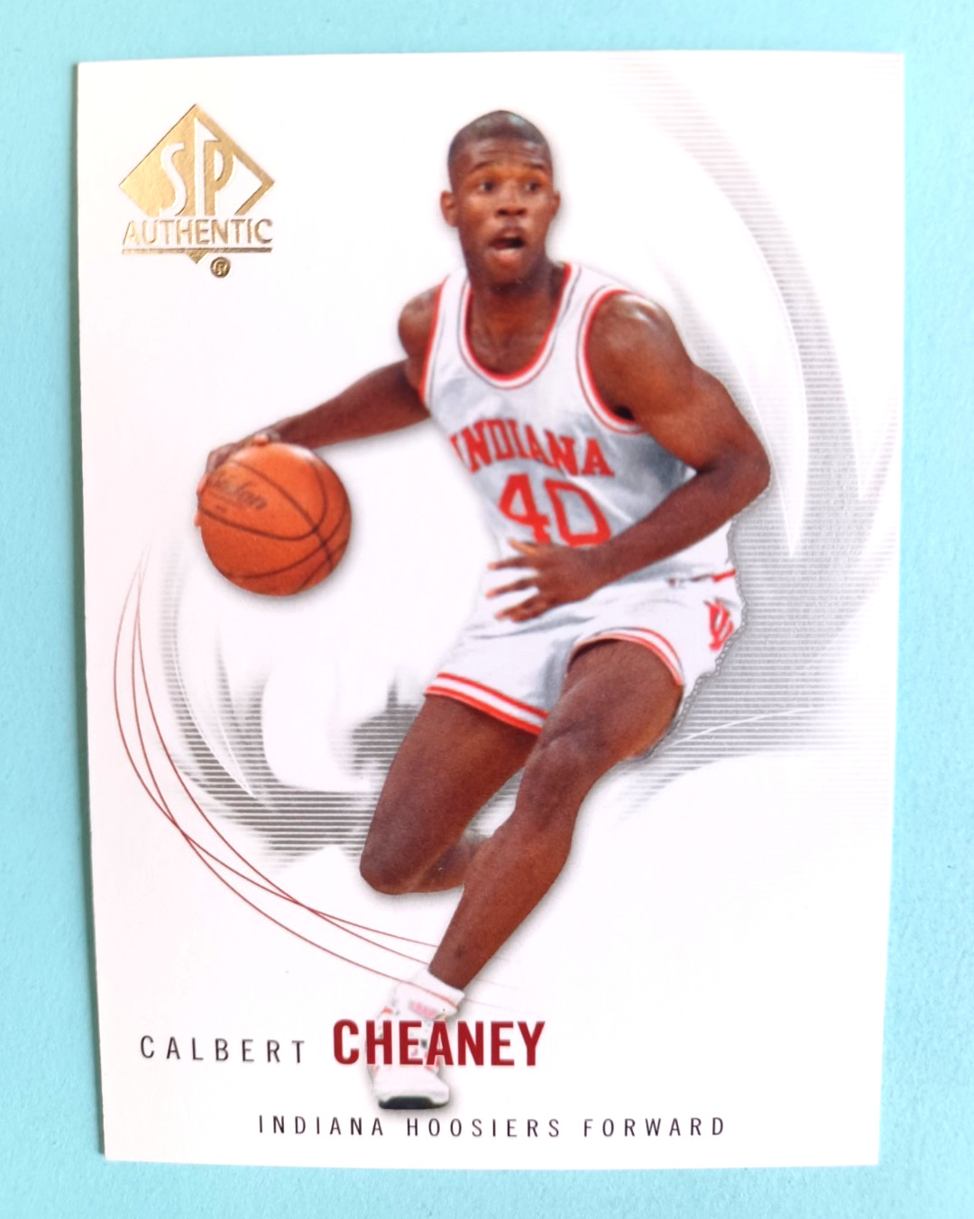 2010 SP AUTHENTIC BASKETBALL CALBERT CHEANEY #66 INDIANA HOOSIERS FORWARD