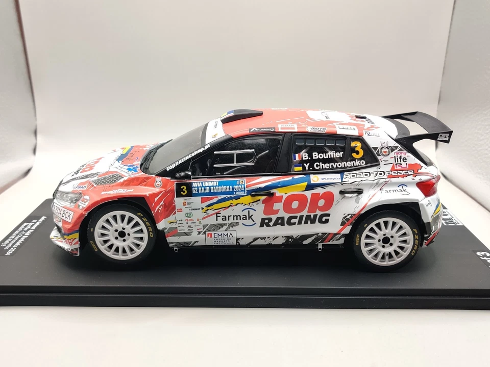 1:18 Skoda Fabia RS Rally2 Bryan Bouffier Rajd Barbórka 2024 Very Rare!! - Bild 4 von 4
