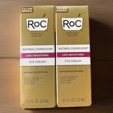 Roc Retinol Correxion Line Smoothing Anti-Aging Eye Cream - 0.5 fl oz (15ml) 2pk