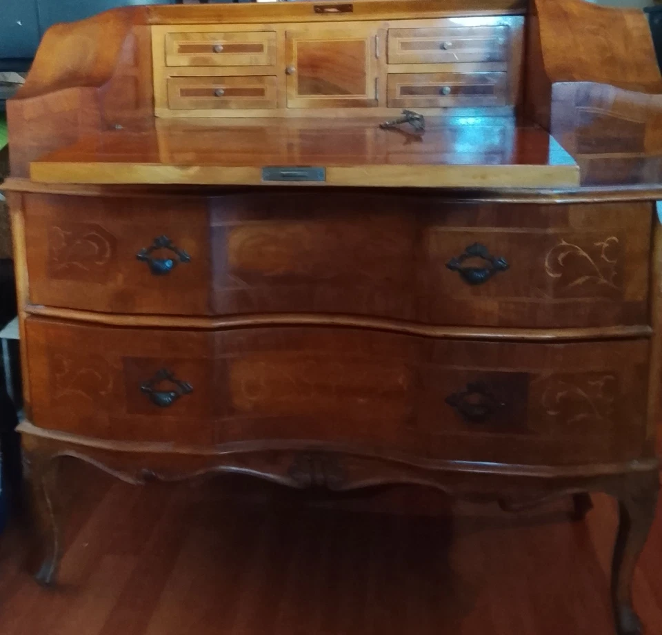 alter sekretär, Holz, braun ca 120cm  guter Zustand  - Bild 2 von 3