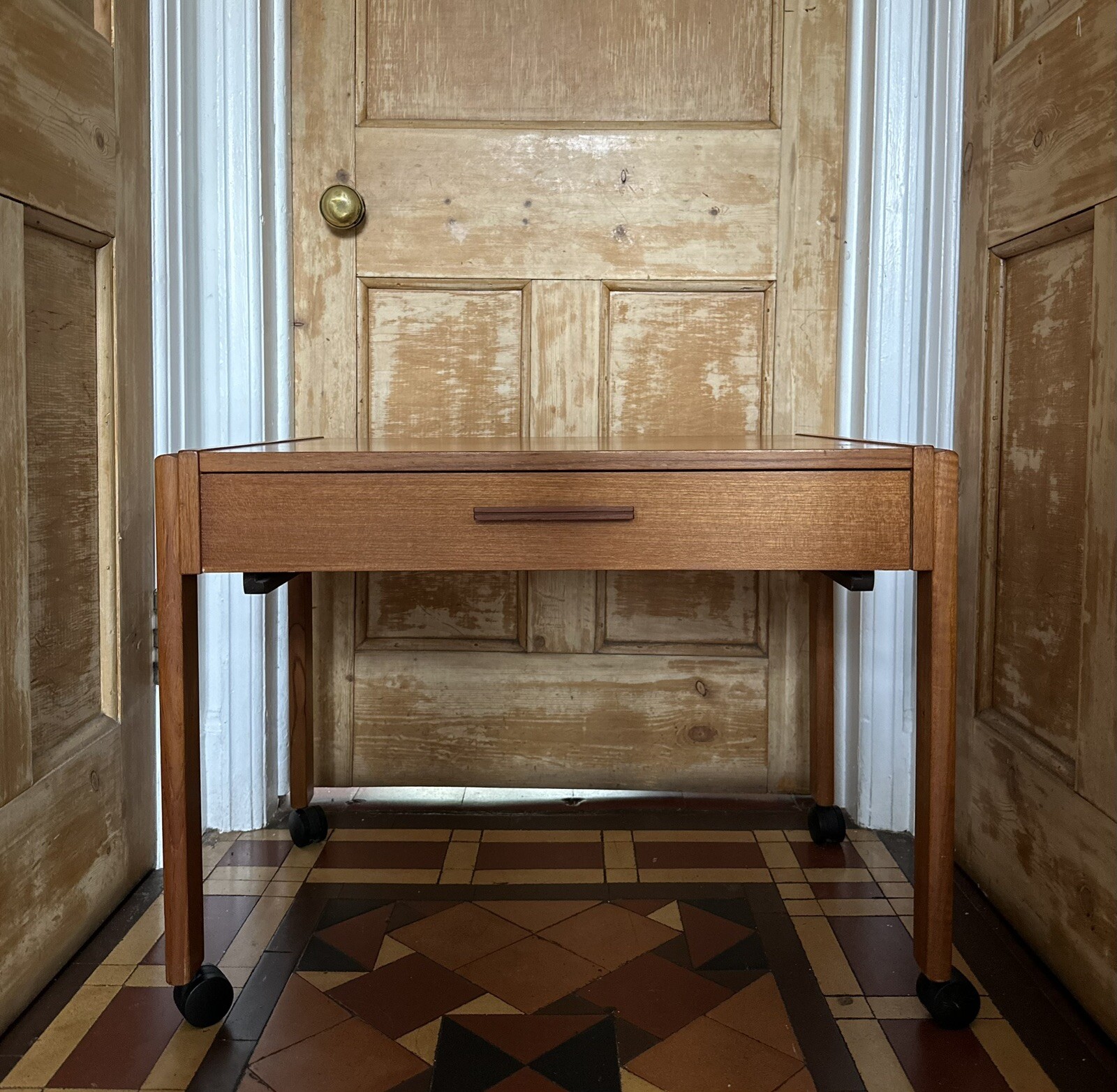 Vintage Mid Century Teak Bedside Table eBay