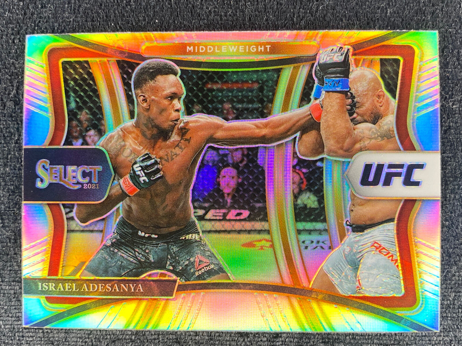 2021 Panini Select UFC Israel Adesanya Silver Premier Level #134