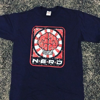 N E R D Rare Vintage T Shirt Dead Stock Mint Size M Ebay