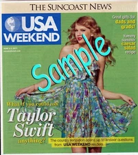 Taylor Swift 2011 USA WEEKEND Magazine What would you ask her? Swiftie Must Have