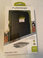 PureGear DualTek Pro Sleek  Case For Samsung Galaxy S7 Edge, Black/Clear