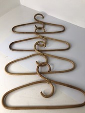 Vintage Clothes Hangers Bamboo Wood Rattan Coat Philippines  Set/4
