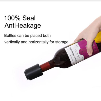 2 PACK Wine stopper and Bottle stoppers, reusable with vacuum - wine Preserver