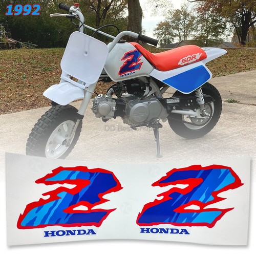 Sticker Fuel Tank Z50R Emblem Logo For Honda Monkey Z50R 1988-97 Complete set LR - Picture 9 of 13
