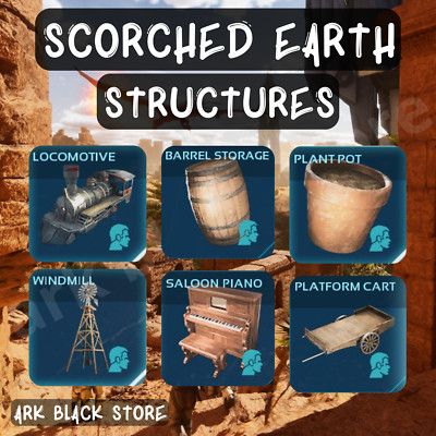 Ark Ascended Structures Scorched Earth Bobs Tall Tales PVE PS5/XBOX/PC