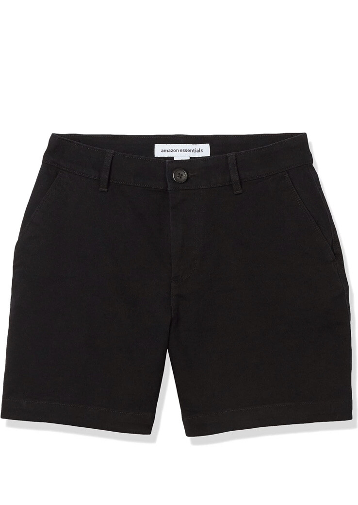 Womens Dress Shorts Amazon Essentials Womens Mid Rise Slim Fit