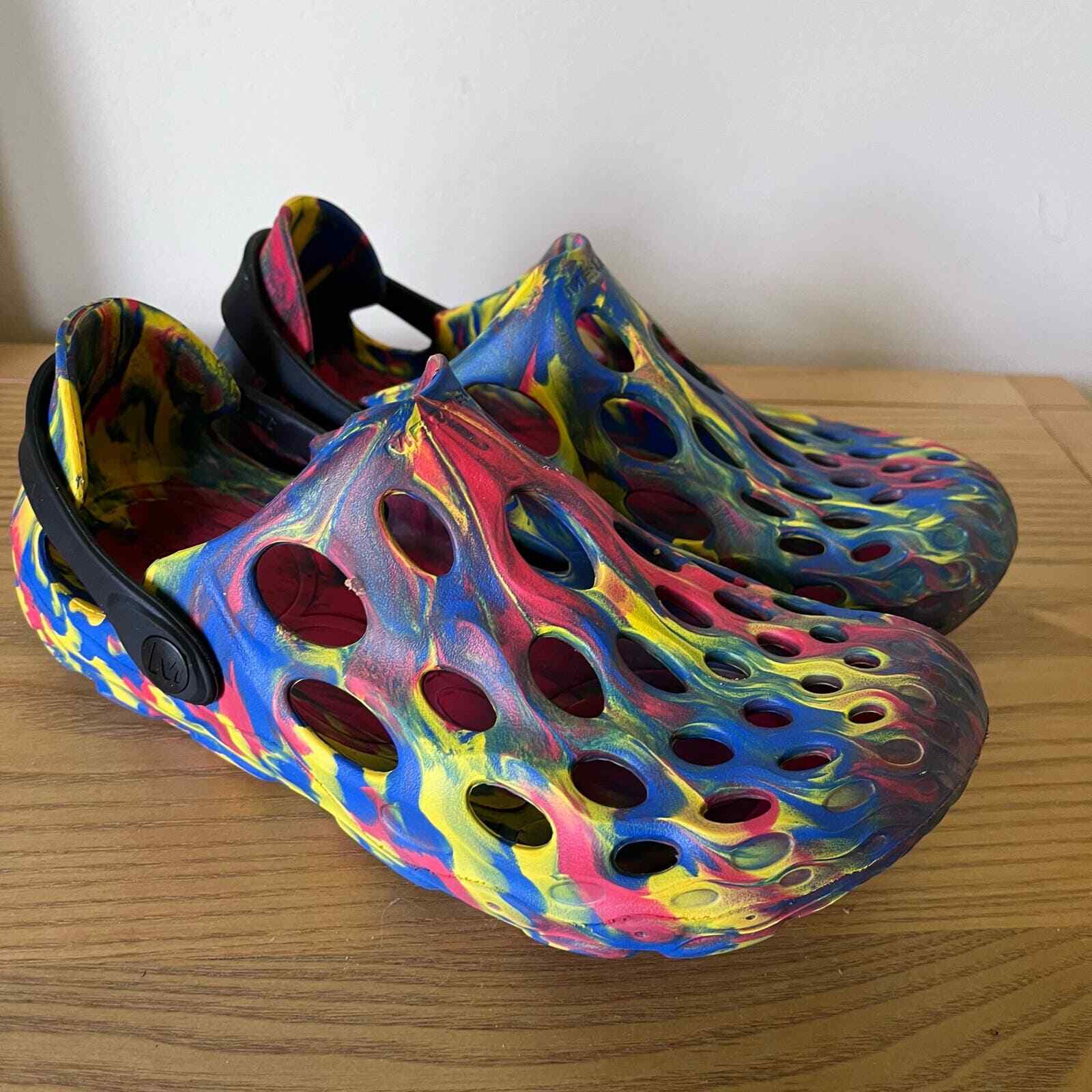 Merrell Hydro Moc sandali multicolore donna 5 blu rosso giallo verde