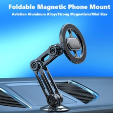 Magnetic Phone Holder Car Mount Dashboard Desktop Stand For iPhone 16 15 MagSafe