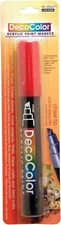 Uchida 315-C-2 Marvy Deco Color Chisel Tip Acrylic Paint Marker, Red