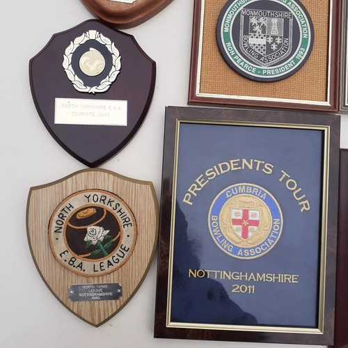 Vintage Antique Lawn Bowls Memorabilia Job Lot of 21 Pieces Plaques Awards - Picture 9 of 9