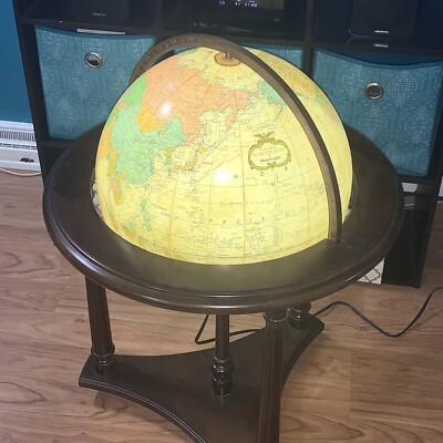 Replogle Heirloom Illuminated Floor Globe 16