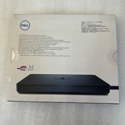 Dell DW316 USB Slim External DVD±RW Drive - New - Mac & Windows