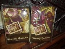 NIP Tommy Bahama Havana Garden Purple Floral Standard Shams Pair