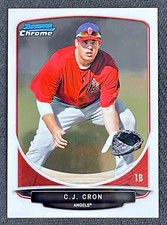 2013 Bowman Chrome Baseball Top Prospects C.J. Cron Angels TP-24