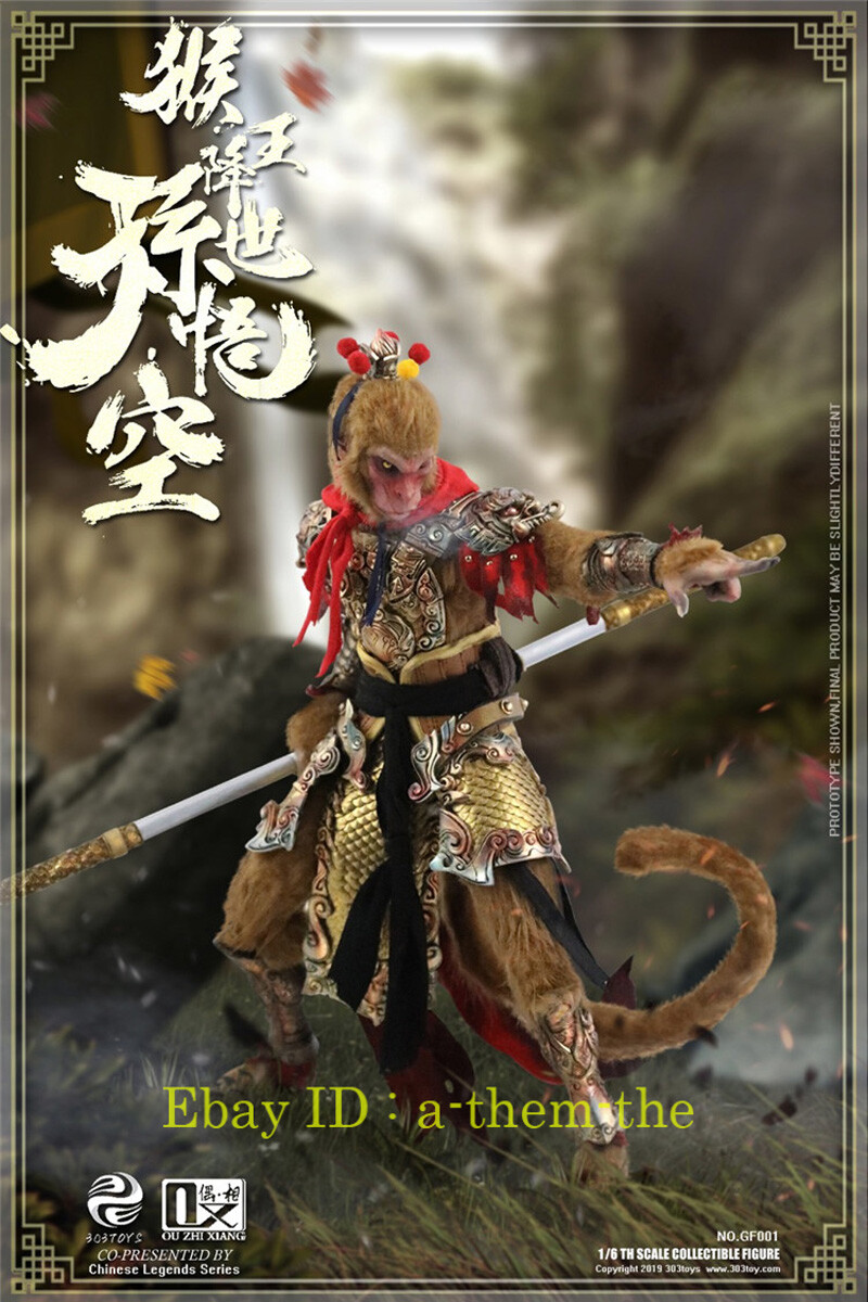 New 303 1/6 Gf001 Monkey King, Sun Wukong Action Figure Model HOT