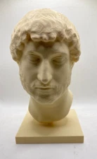 ROMAN SCULPTURE HADRIAN 7.9 INCH/200 MM, MUSEUM REPRODUCTION